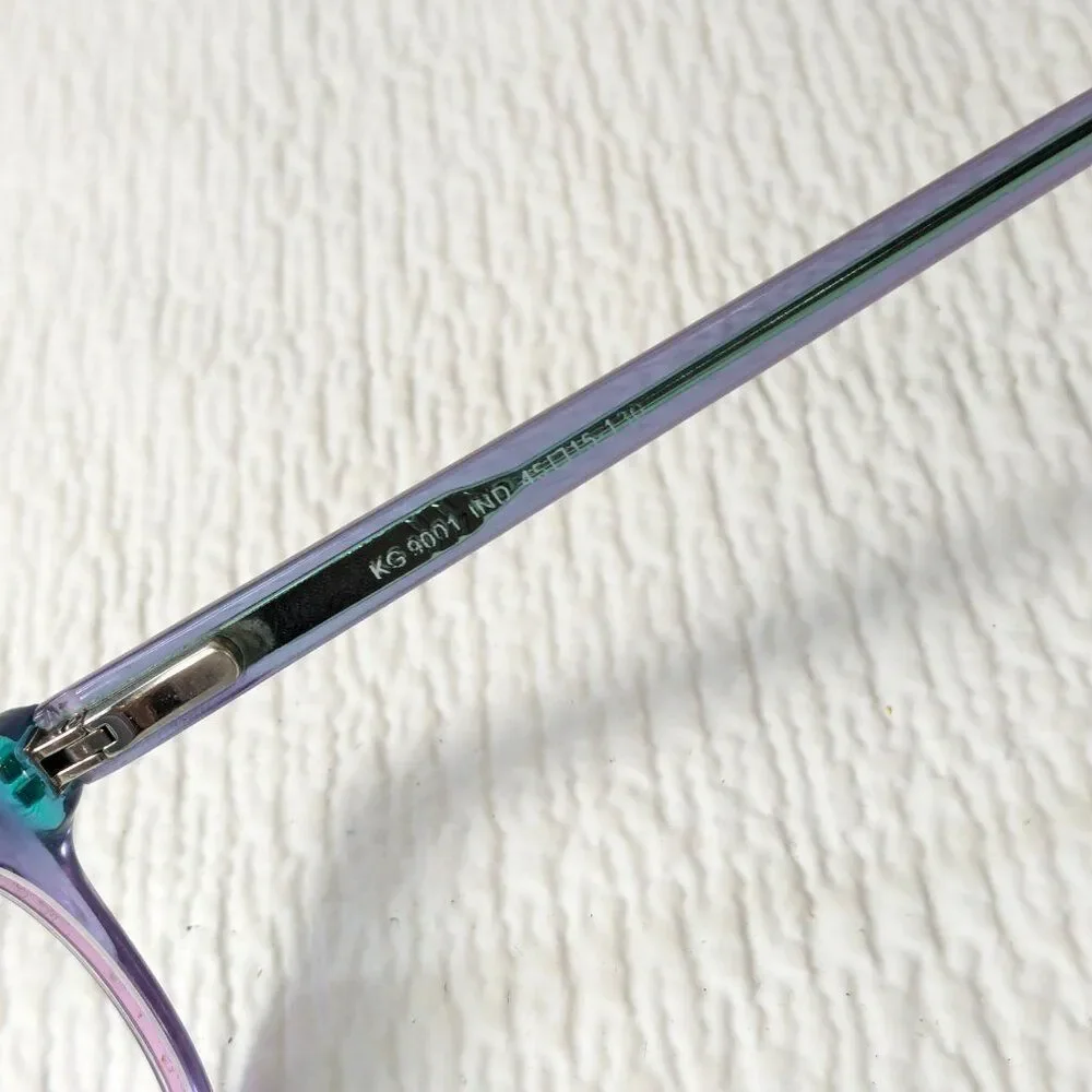 Indi KG 9001 eyeglasses glasses round purple kids youth girls Indigo key hole